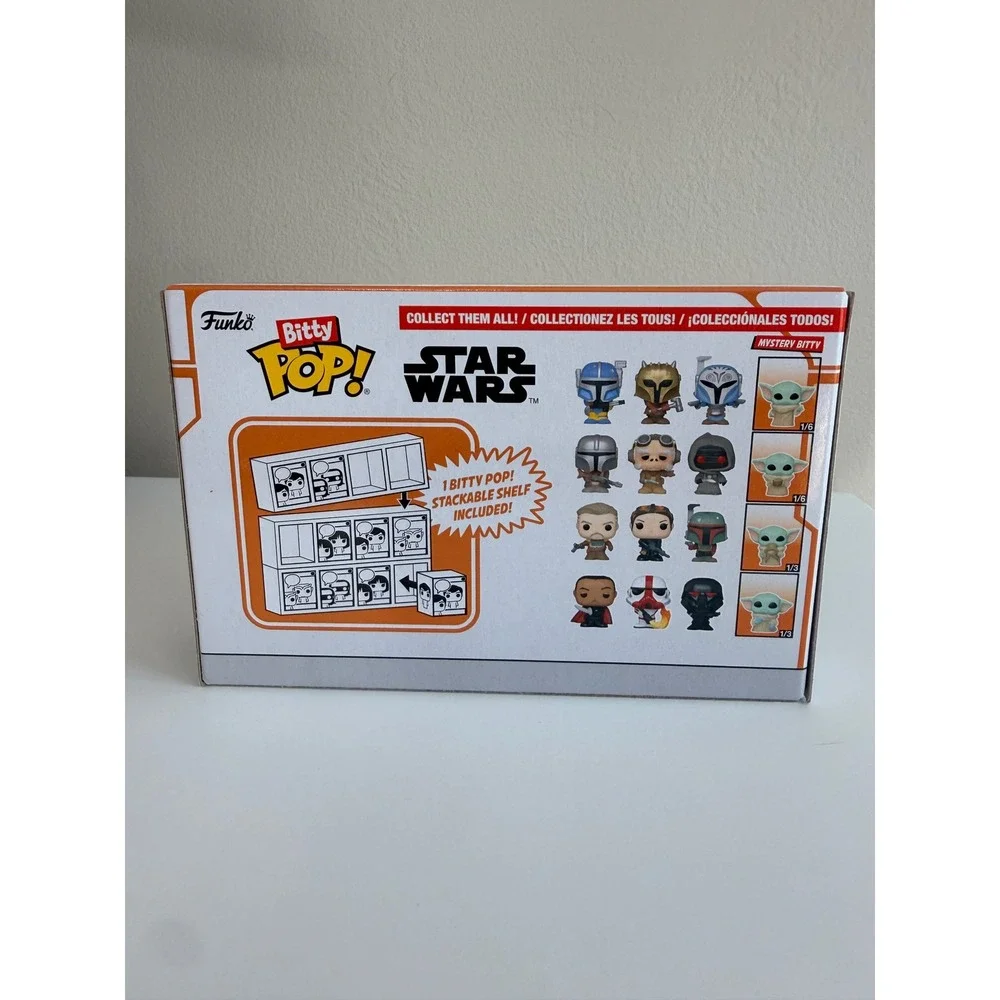 Funko Bitty Pop Star Wars Mandalorian 4 Pack Moff Gideon Stormtrooper NWT